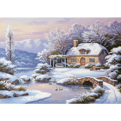 Winter Free 5D Diamond Painting Kits MyCraftsGfit - Free 5D Diamond Painting mycraftsgift.com