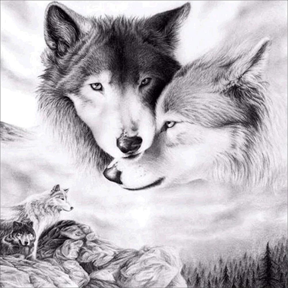 Wolf - MyCraftsGfit - Free 5D Diamond Painting