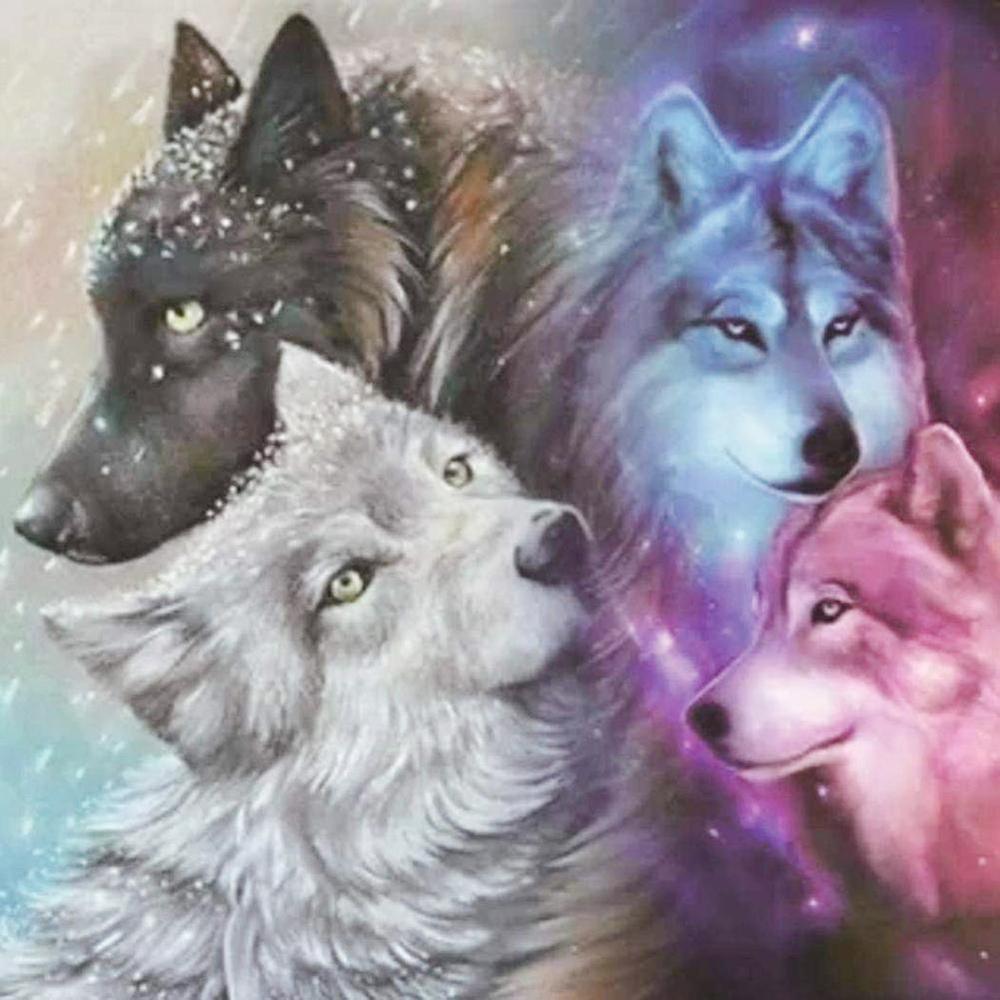 Wolf - MyCraftsGfit - Free 5D Diamond Painting