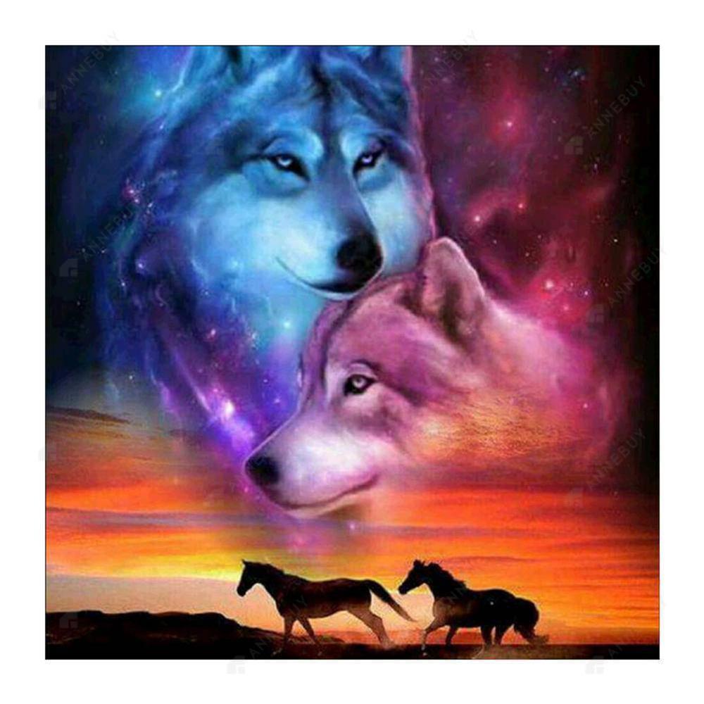 Free Wolves - MyCraftsGfit - Free 5D Diamond Painting