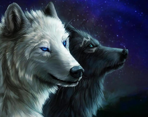 Wolf - MyCraftsGfit - Free 5D Diamond Painting