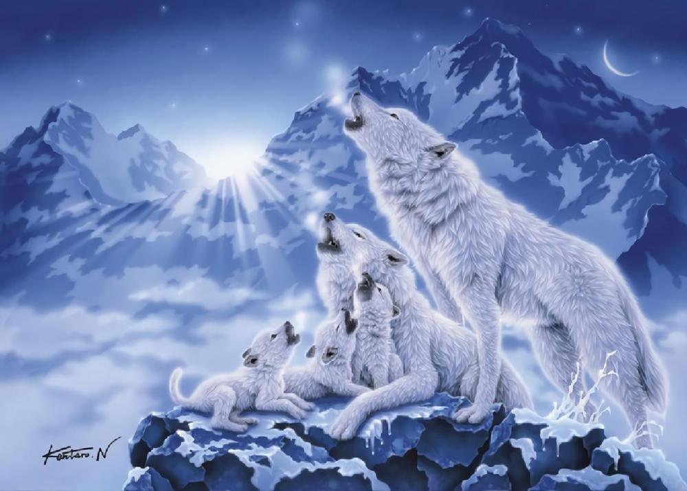 Wolf - MyCraftsGfit - Free 5D Diamond Painting