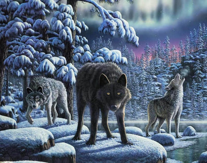 Wolf - MyCraftsGfit - Free 5D Diamond Painting