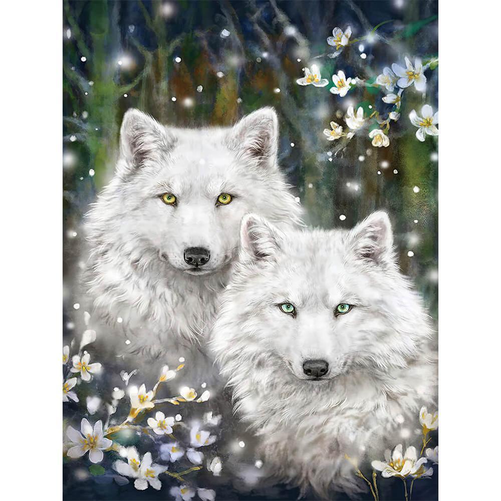 Free 5D Diamond Painting Kits Wolf freeshipping - MyCraftsGfit - 5D Diamond Painting