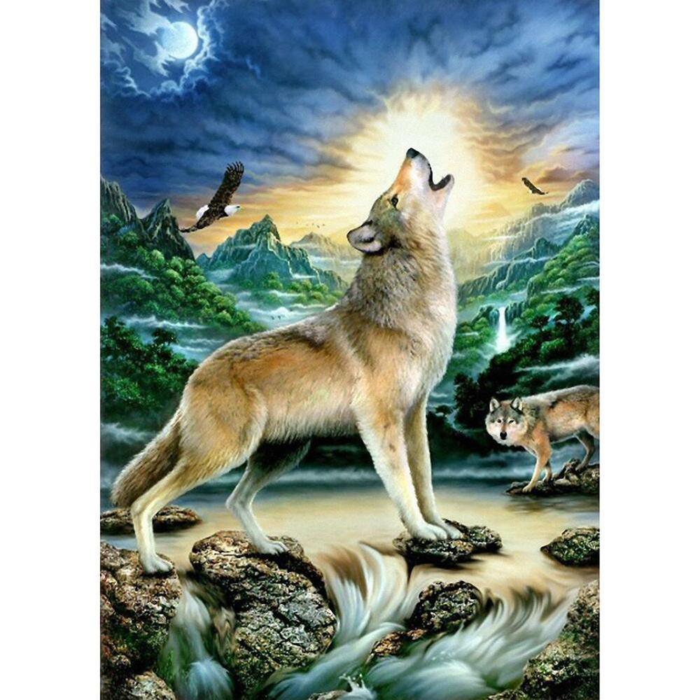 Free Wolf - MyCraftsGfit - Free 5D Diamond Painting