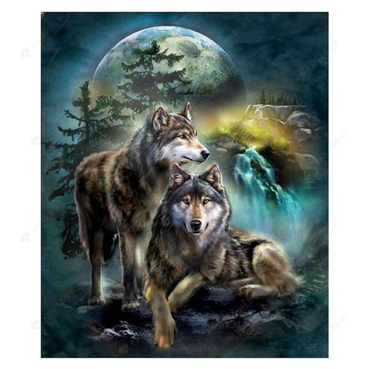 Wolf - MyCraftsGfit - Free 5D Diamond Painting