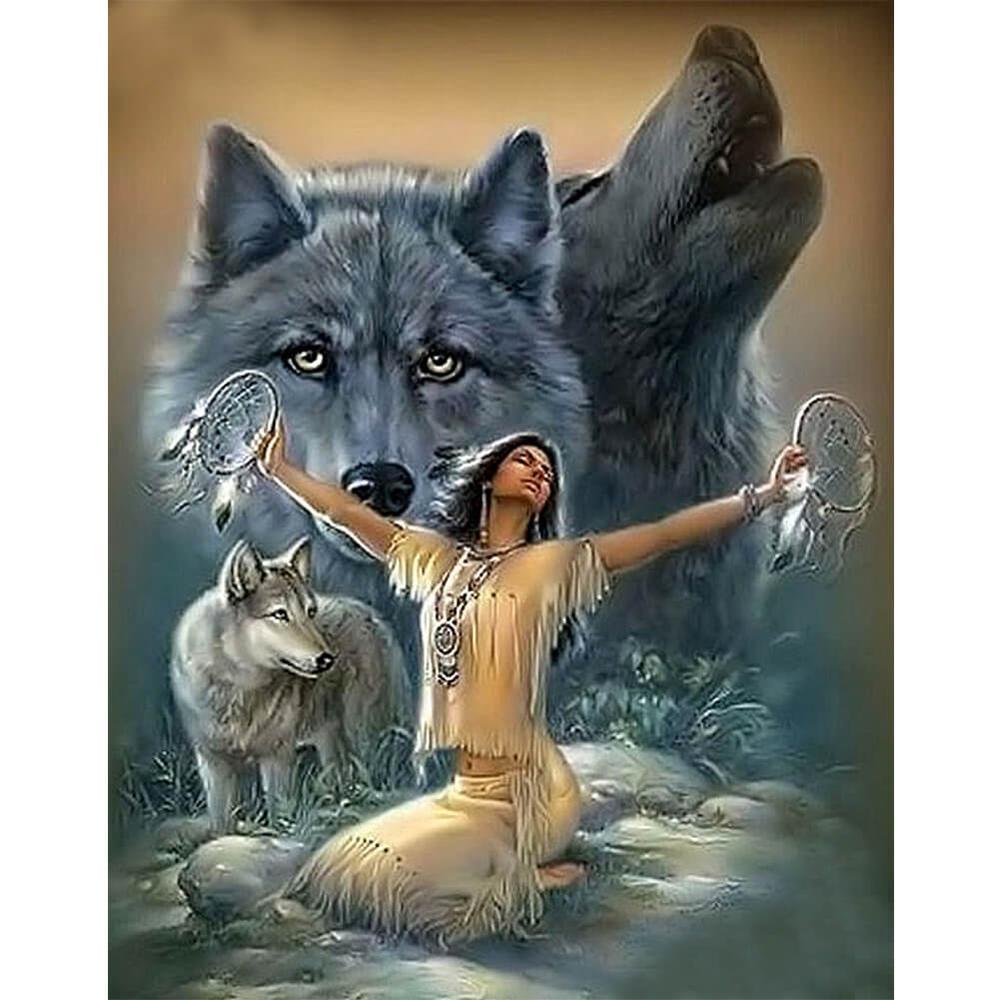 Free Wolf - MyCraftsGfit - Free 5D Diamond Painting