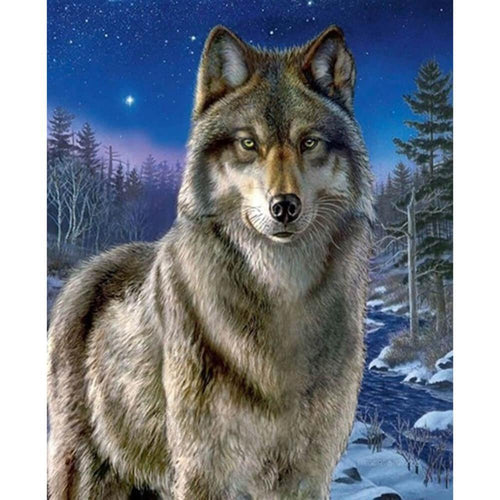 Free Wolf - MyCraftsGfit - Free 5D Diamond Painting