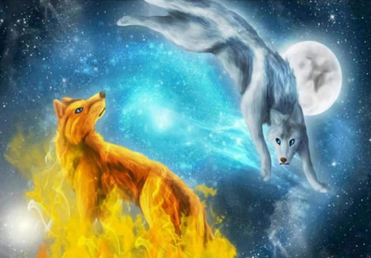 Free Wolf - MyCraftsGfit - Free 5D Diamond Painting