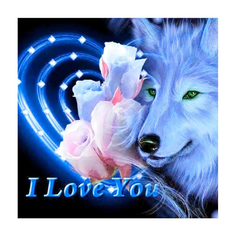 Free 5D Diamond Painting Kits Wolf freeshipping - MyCraftsGfit - 5D Diamond Painting